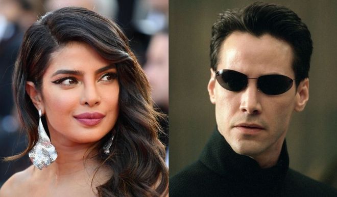 Priyanka Chopra Jonas and Keanu Reeves